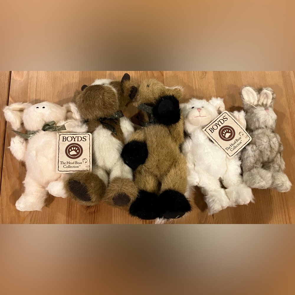 EUC w/tags Down in the Farm Boyd’s Bear Lot Rare C Pattie Brown Huffenudder Cow